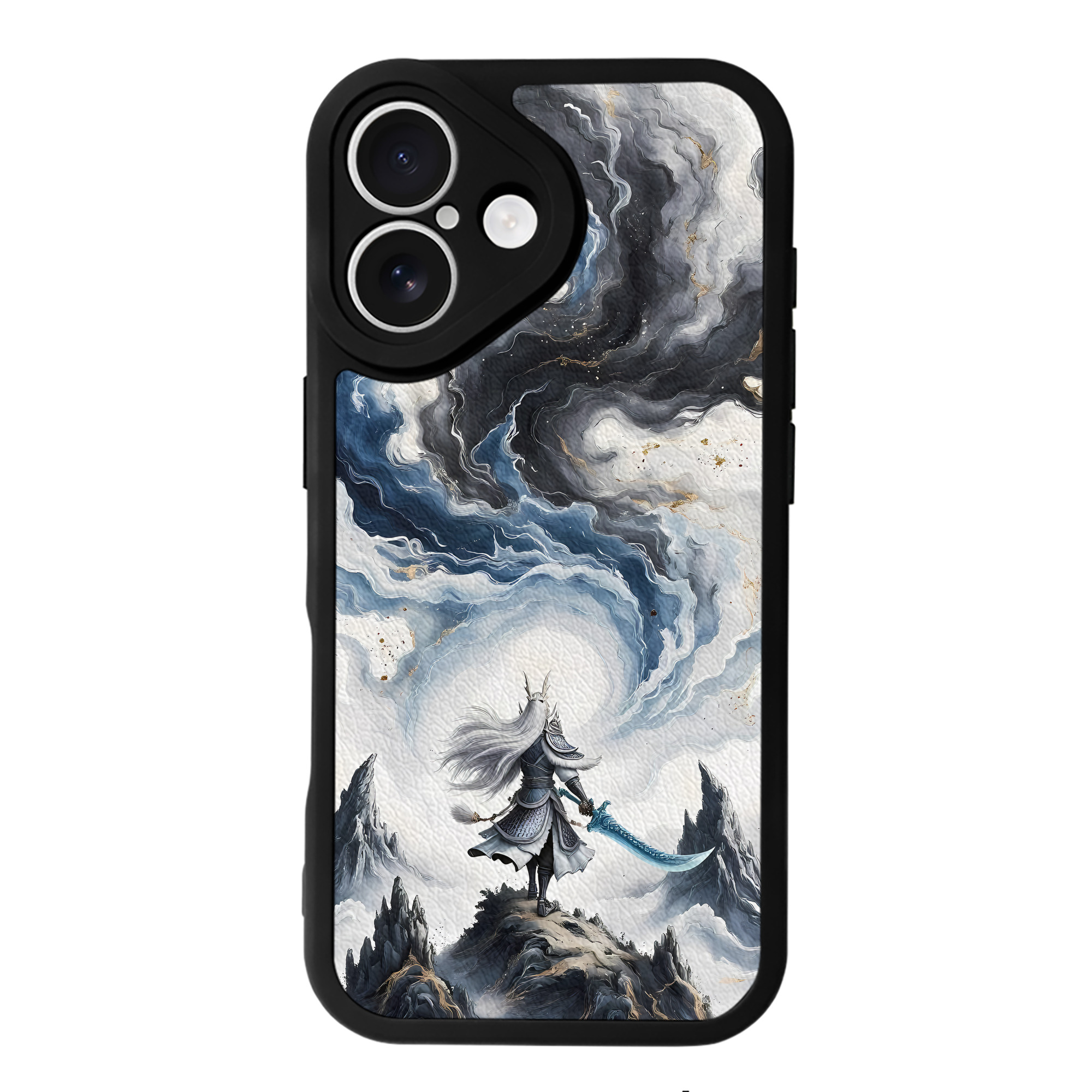 （画像用） Ne Zha 2 ナタ 魔童の大暴れ 【iPhone 16シリーズ対応】シリコンスマホケース（レザー調） 材質：シリコン